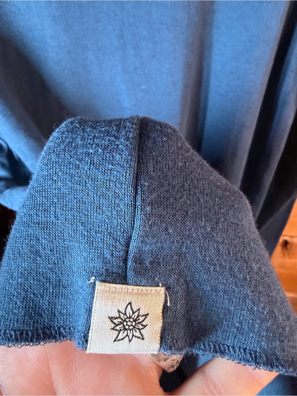 Alpine Design Men's Long-Sleeve Upf 50 Crewneck Tee In Vintage Blue Size Small — image 6 of 8